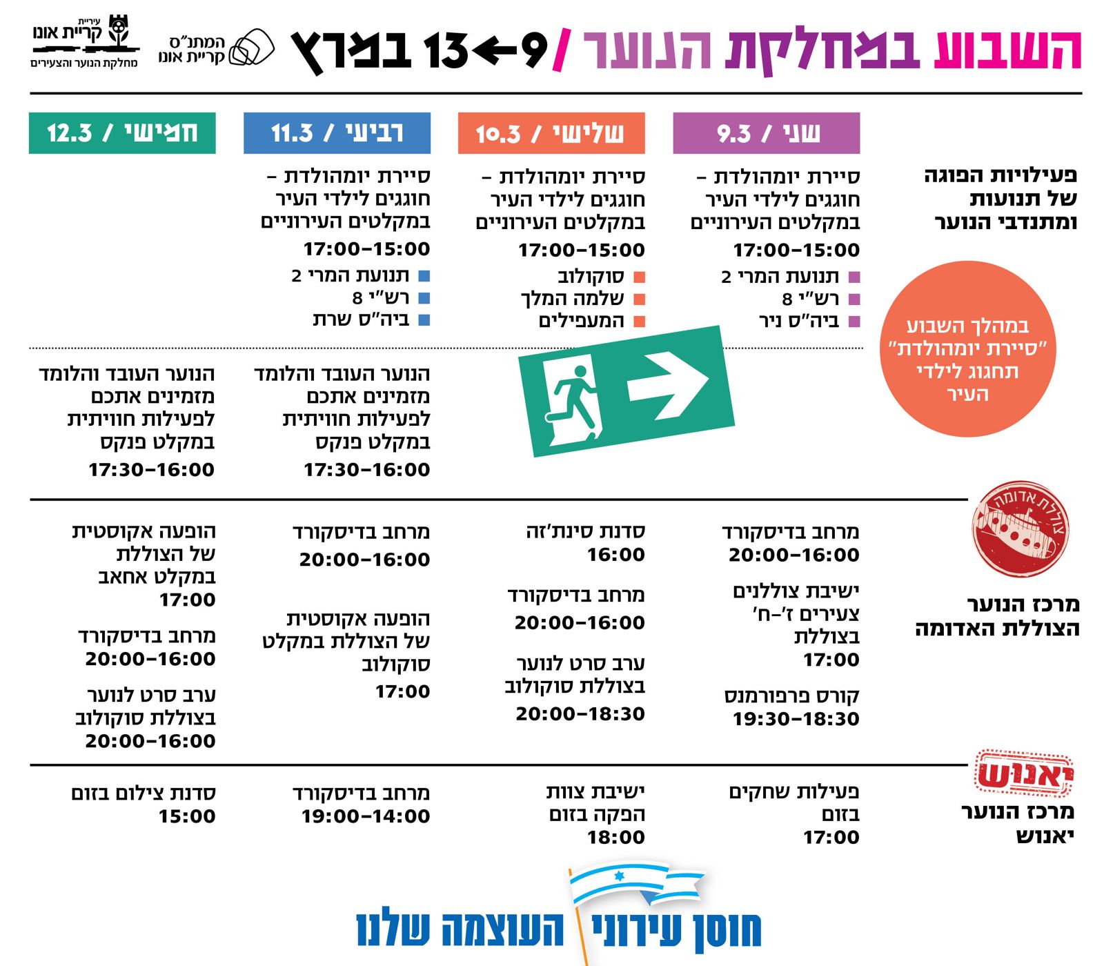 פלייר השבוע במחלקת הנוער