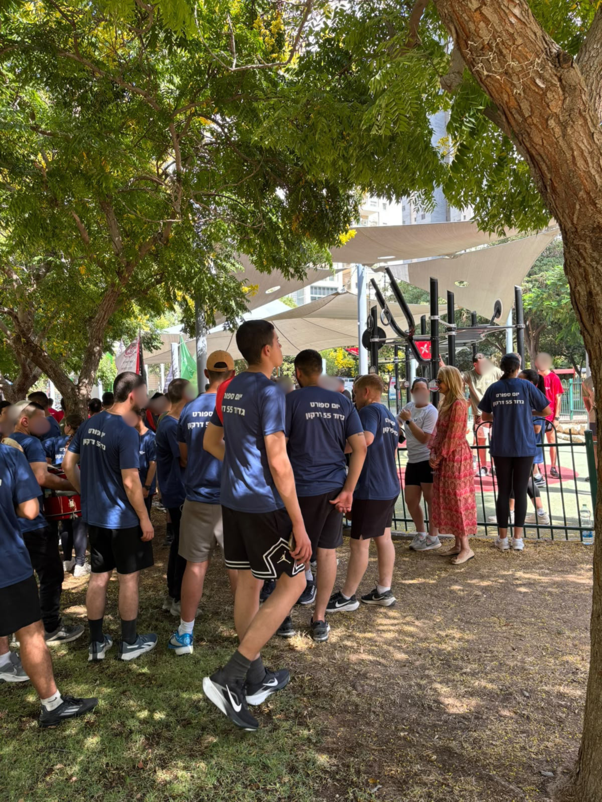 קריית אונו אירחה יום ספורט ללוחמי גדוד דרקון 55